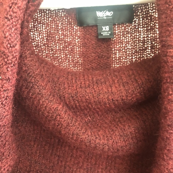 High low cowl neck tunic sweater. Size XS $15. - Picture 2 of 3